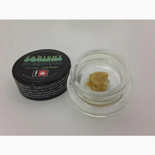 Squishy Scientific - 1 Gram - Illmonic - Cold Cured Live Hash Rosin - 1