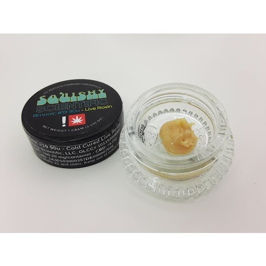 Squishy Scientific - 1 Gram - Illmonic #19 90u First Wash - Cold Cured Live Hash Rosin - 1
