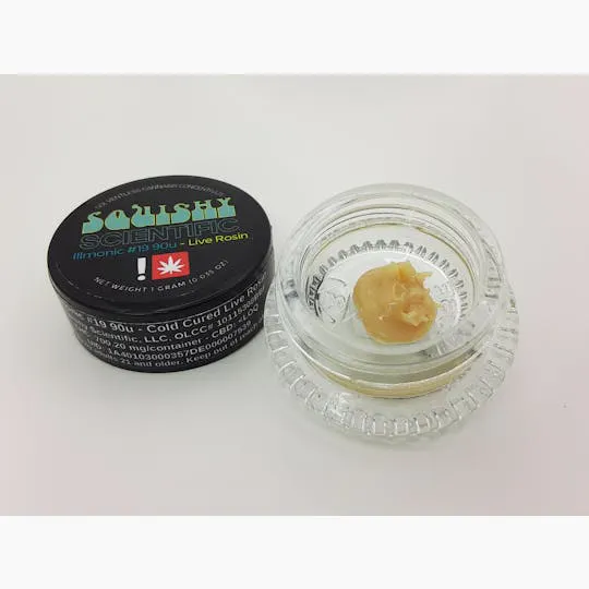 Squishy Scientific - 1 Gram - Illmonic #19 90u First Wash - Cold Cured Live Hash Rosin - 1