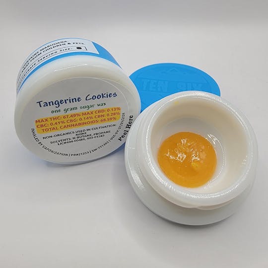 Ten Six Labs - Tangerine Cookies - 1g Sugar Wax - 1