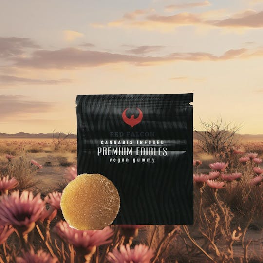 Red Falcon - RF | Peach Gummy Coin 1pc | 100mg - 1