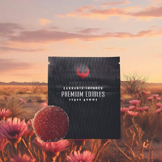 Red Falcon - RF | Cherry Gummy Coin 1pc | 100mg - 1