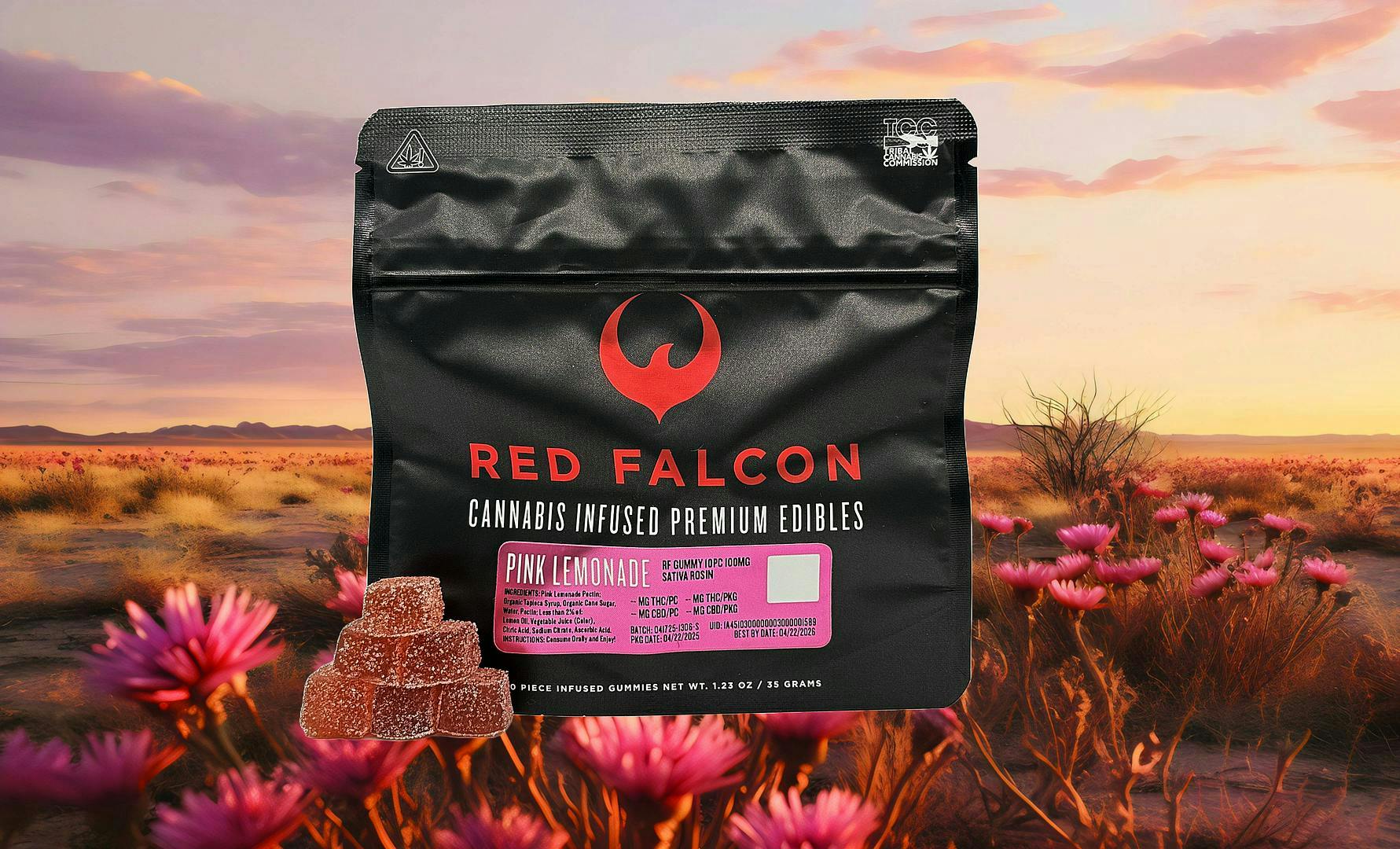 Red Falcon - RF | Pink Lemonade Gummies 10pc | 100mg - 1