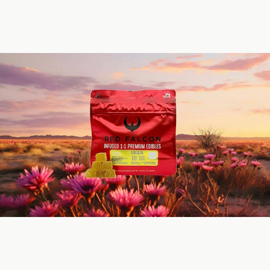 Red Falcon - RF | Lemon Gummies 10pc | 100mg 1:1 THC/CBC - 1