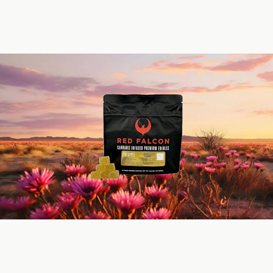 Red Falcon - RF | Pineapple Gummies 10pc | 100mg - 1