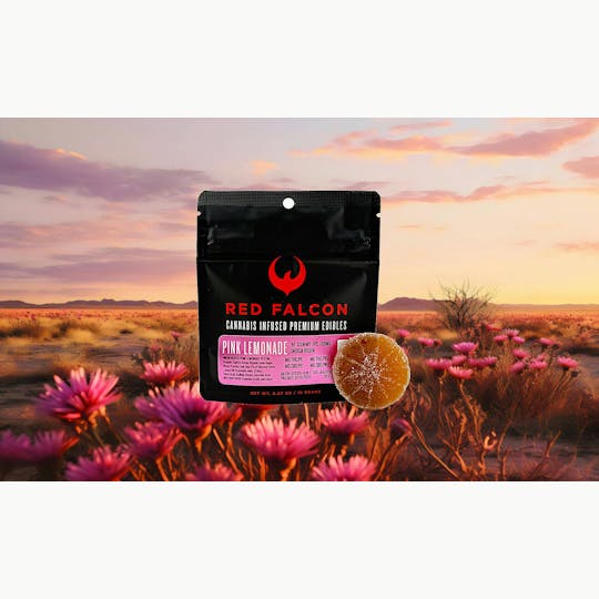 Red Falcon - RF | Pink Lemonade Gummy Coin 1pc | 100mg - 1