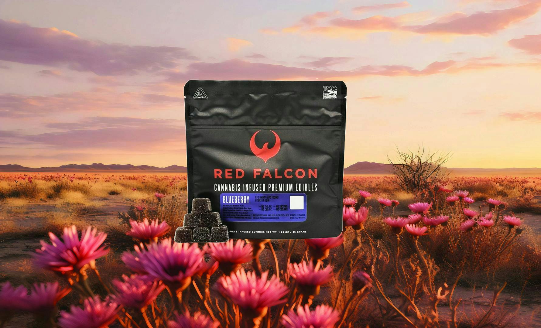 Red Falcon - RF | Blueberry Gummies 10pc | 100mg - 1