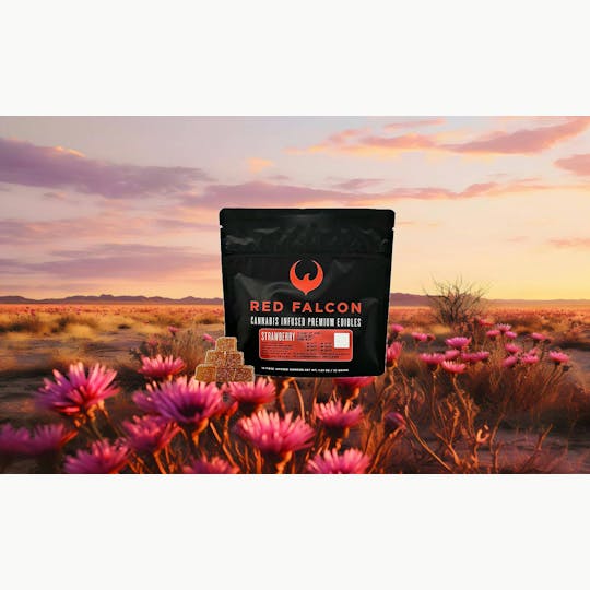 Red Falcon - RF | Strawberry Gummies 10pc | 100mg 1:1 THC/CBN - 1