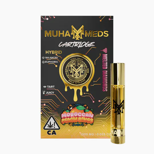 Muha Meds - Muha Meds | Moroccan Peach Rings | 3rd Gen Cartridge | 1g - 1