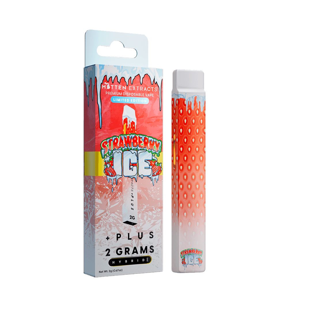 Mitten Extracts - Mitten Extracts | Strawberry Ice | Plus Disposable | 2g - 1