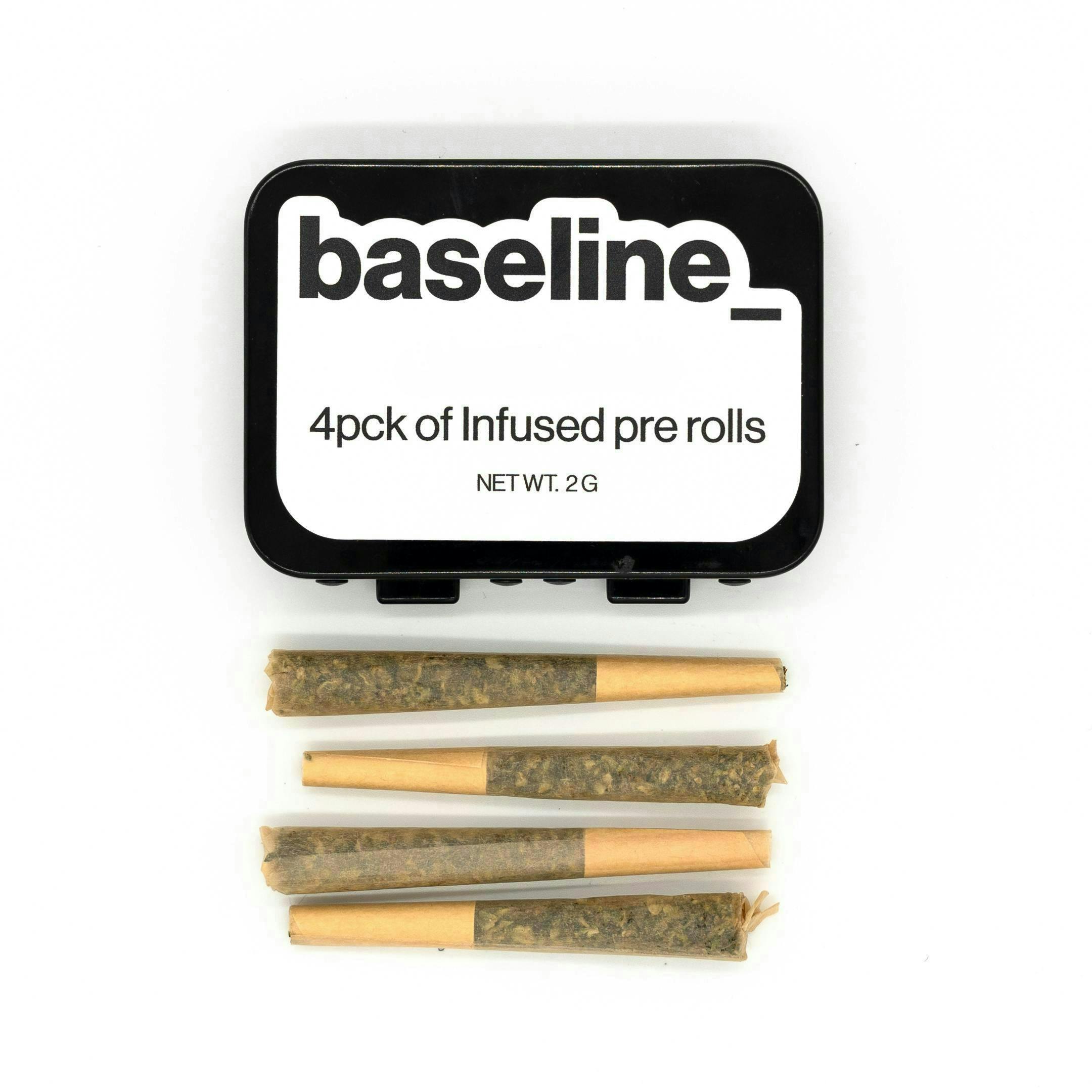 Baseline - Baseline | Pie Hoe Infused 4pk Pre-Roll 2g - 1