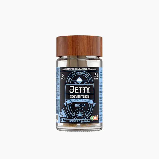 Jetty Extracts - GMO x Crumpets | Live Rosin Infused Minis | 0.5g each | 5pk - 1