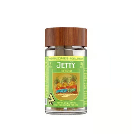 Jetty Extracts - Pineapple Express & Royal Cherry | Infused Minis | 0.5g each | 5pk - 1