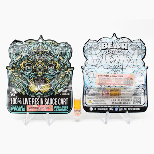 Bear Labs - BEAR Labs - Whitethorn x Guava Drops - 510 Threaded - Cartridge - 1