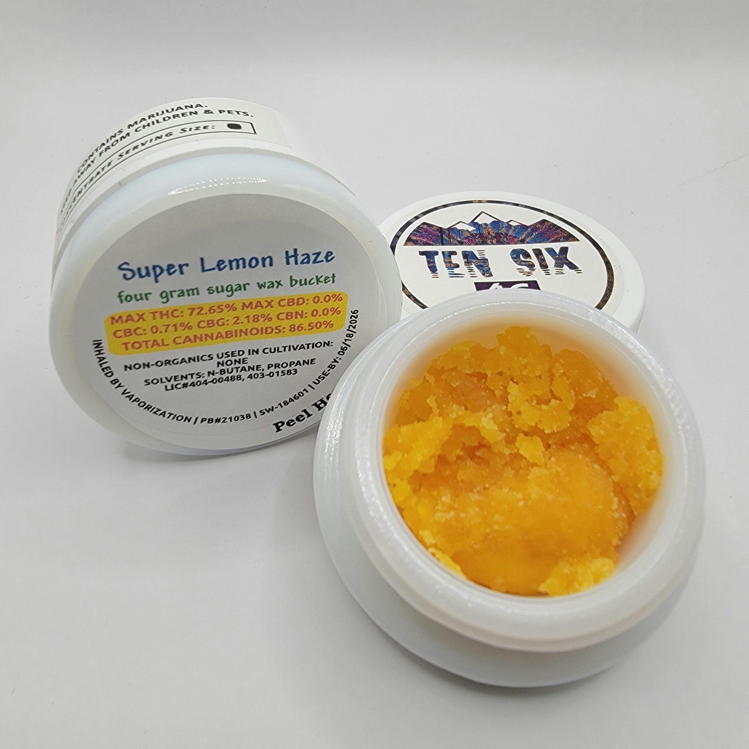 Ten Six Labs - Super Lemon Haze - 4g Sugar Wax - 1