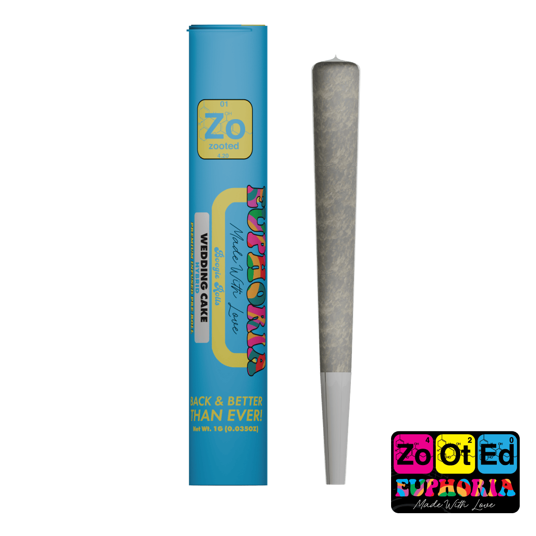 Zooted Brandz - MI - Wedding Cake | Boogie Roll | Joint | 1g - 1