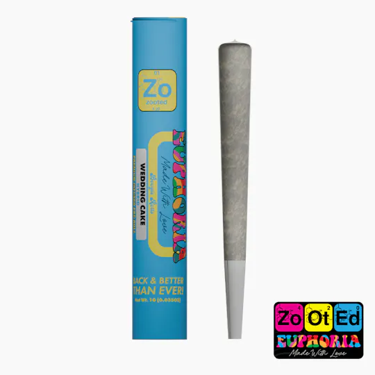 Zooted Brandz - MI - Wedding Cake | Boogie Roll | Joint | 1g - 1