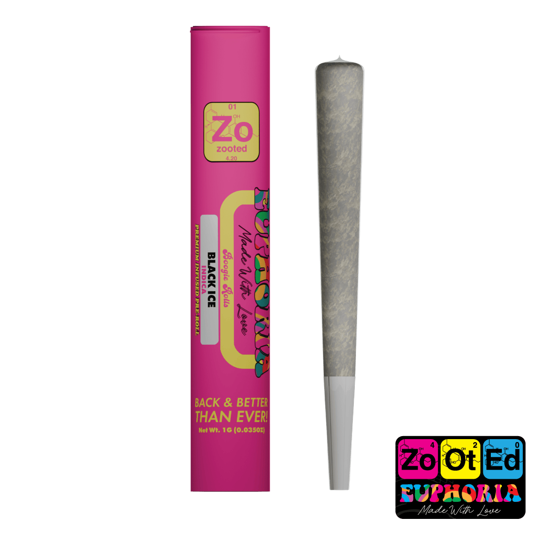 Zooted Brandz - MI - Black Ice | Boogie Roll | Joint | 1g - 1