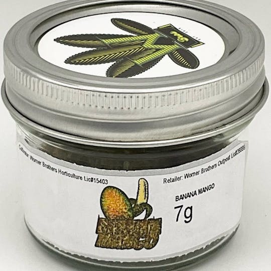 Worner Bros - Banana Mango Flower 7g - 1