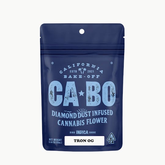 CABO - CABO Diamond Dust Infused 3.5g Flower - Tron OG - Indica - 1
