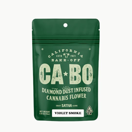 CABO - CABO Diamond Dust Infused 3.5g Flower - Violet Smoke - Sativa - 1