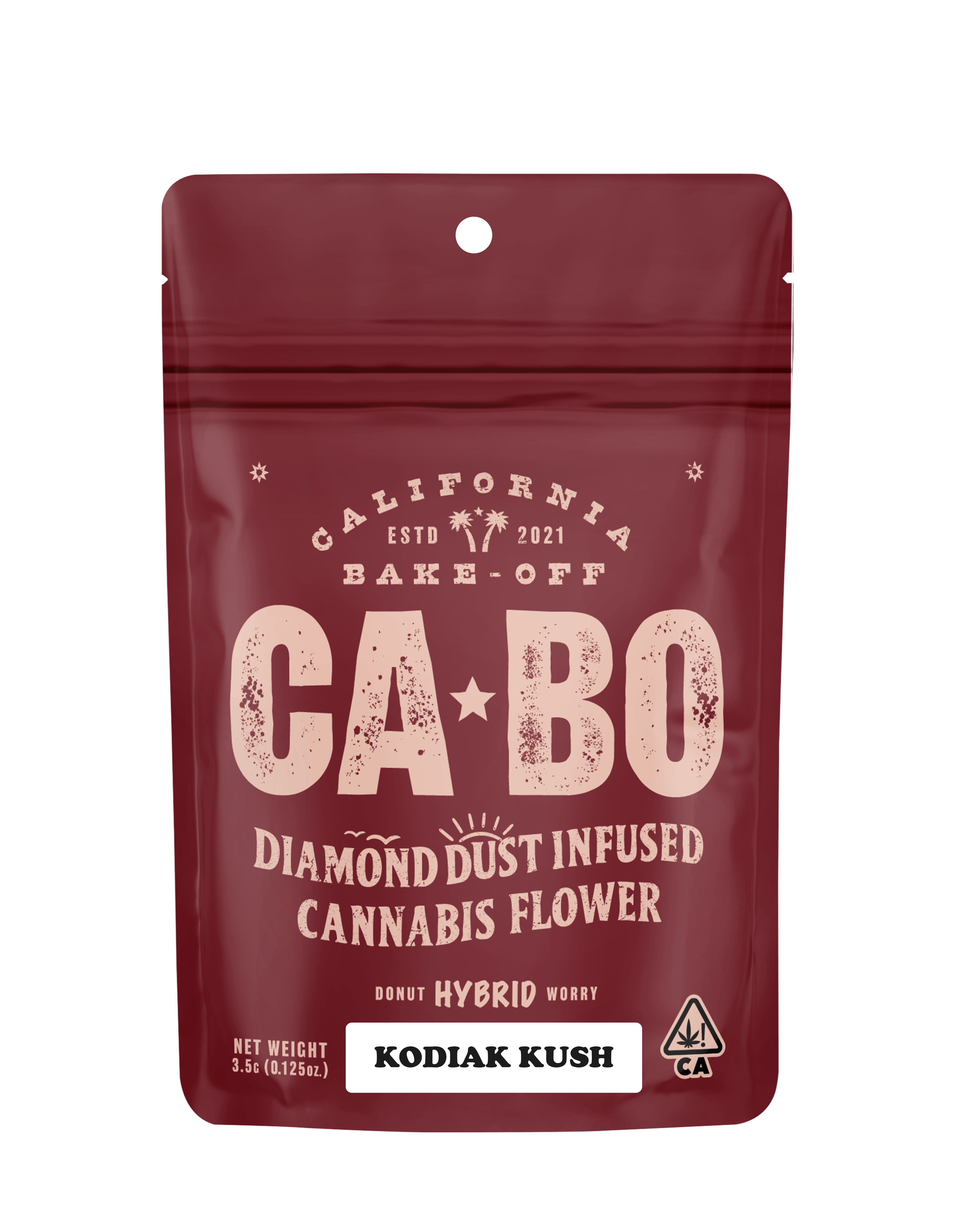 CABO - CABO Diamond Dust Infused 3.5g Flower - Kodiak Kush - Hybrid - 1