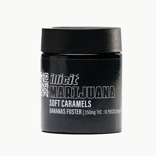 ILLICIT - Bananas Foster Soft Caramels 250mg - 1