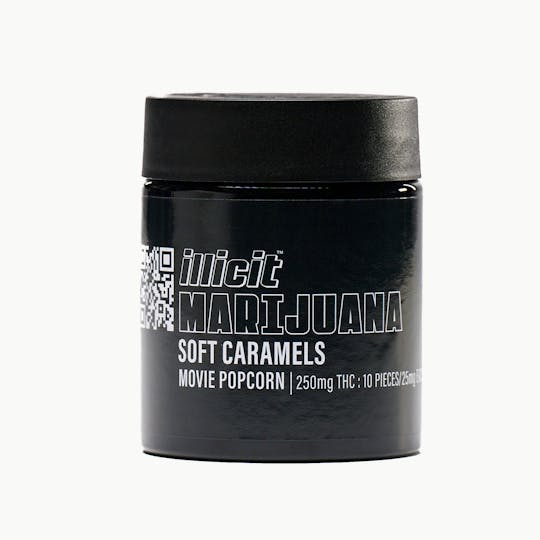 ILLICIT - Movie Popcorn Soft Caramels 250mg - 1