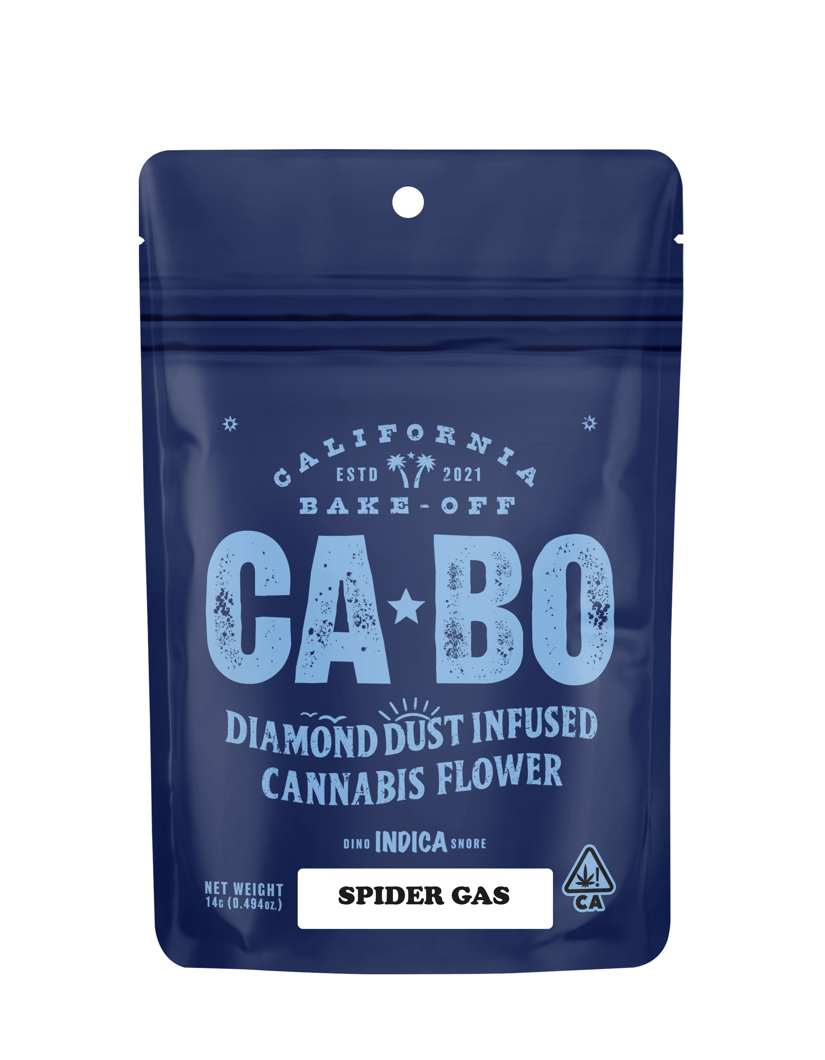 CABO - CABO Diamond Dust Infused 14g Flower - Spider Gas - Indica - 1