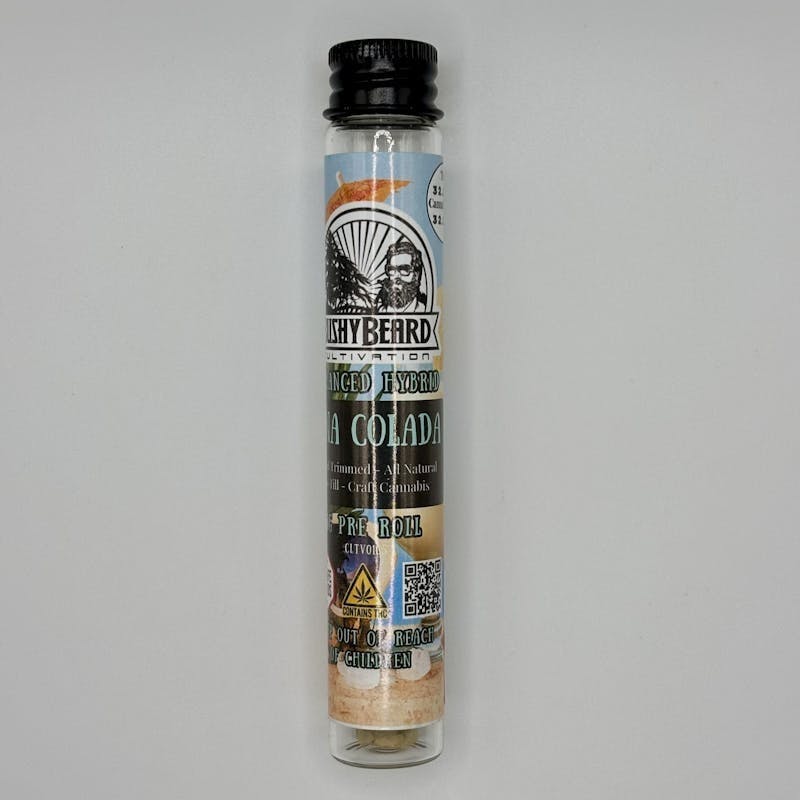 Bushy Beard Cultivation - Bushy Beard - Pina Colada Pre Roll 1g - 1