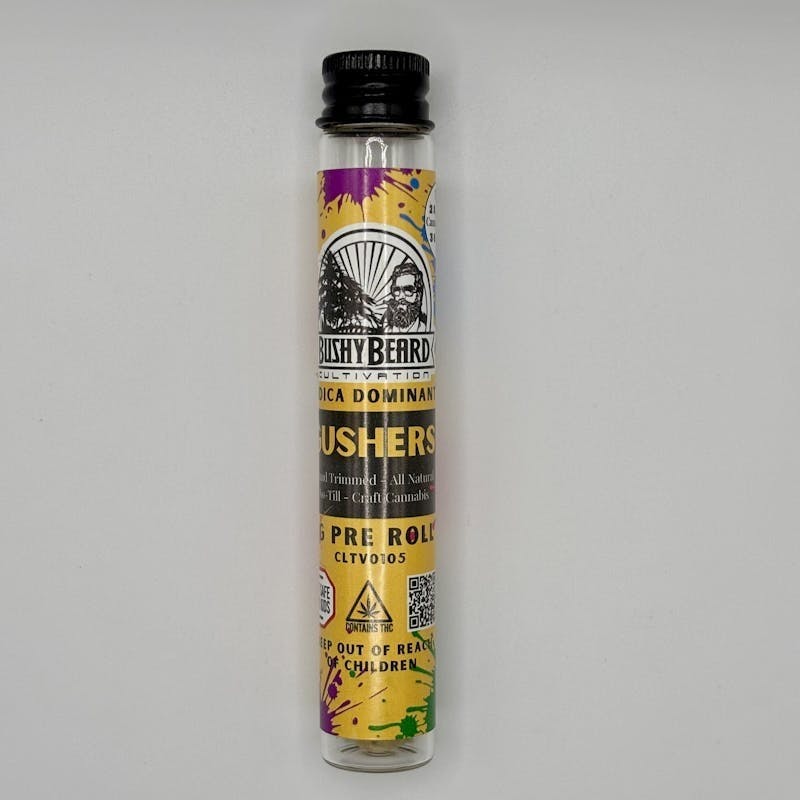 Bushy Beard Cultivation - Bushy Beard - Gushers Pre Roll 1g - 1