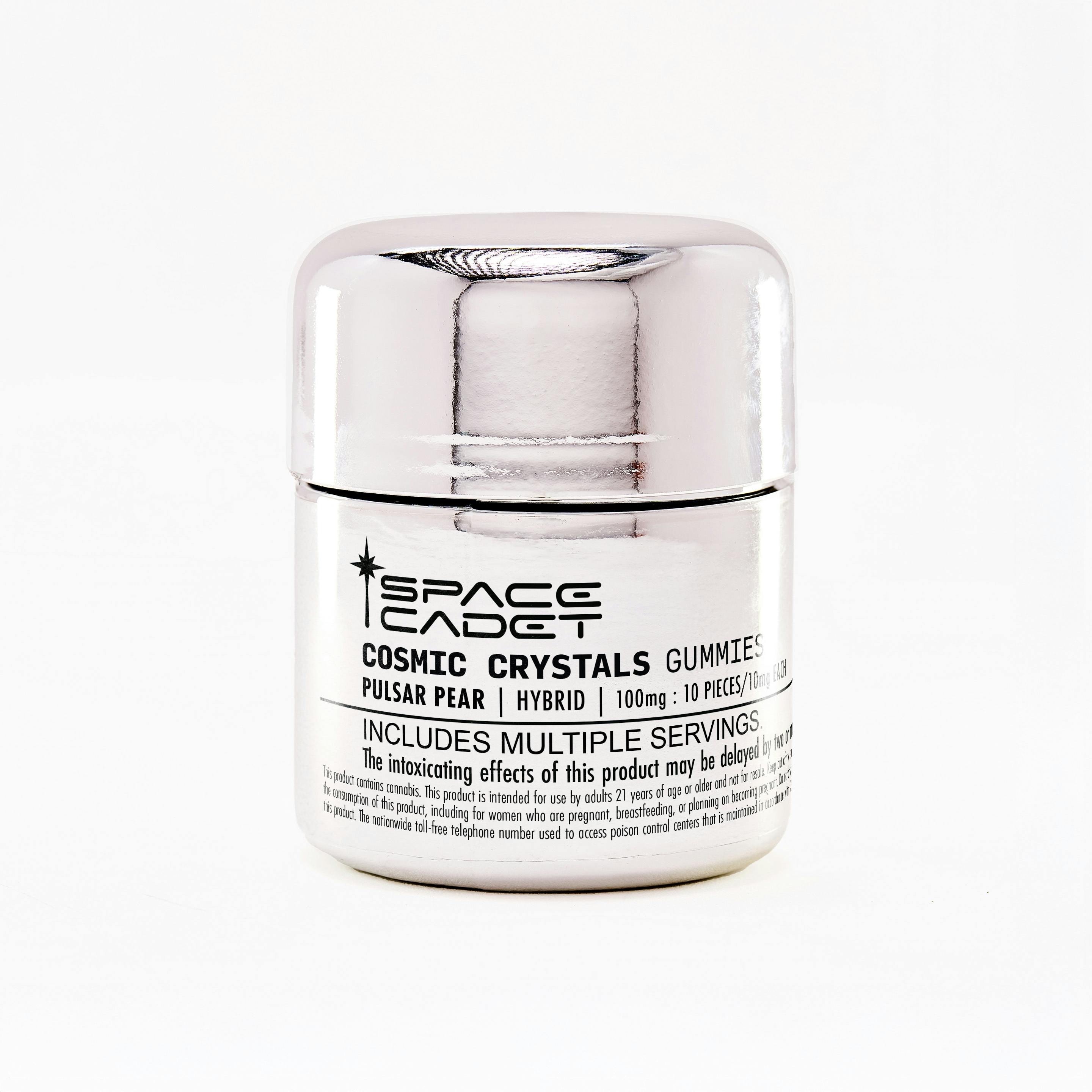 Space Cadet - Pulsar Pear 100mg Cosmic Crystals Gummies - 1