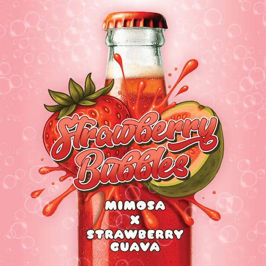 Okie TSGP - Strawberry Bubbles - 90µ-159µ - 0.5g Disposable Live Rosin Cart - 1