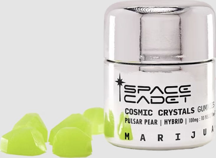 Space Cadet - Space Cadet | Pulsar Pear | Cosmic Crystals Gummies | 10pk - 1