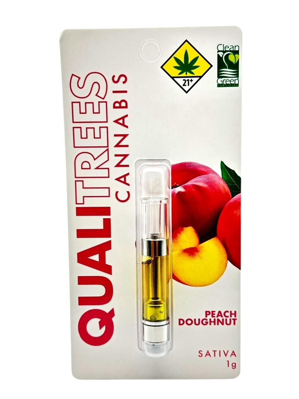Qualitrees - Qualitrees | Peach Doughnut | Cartridge | 1G - 1