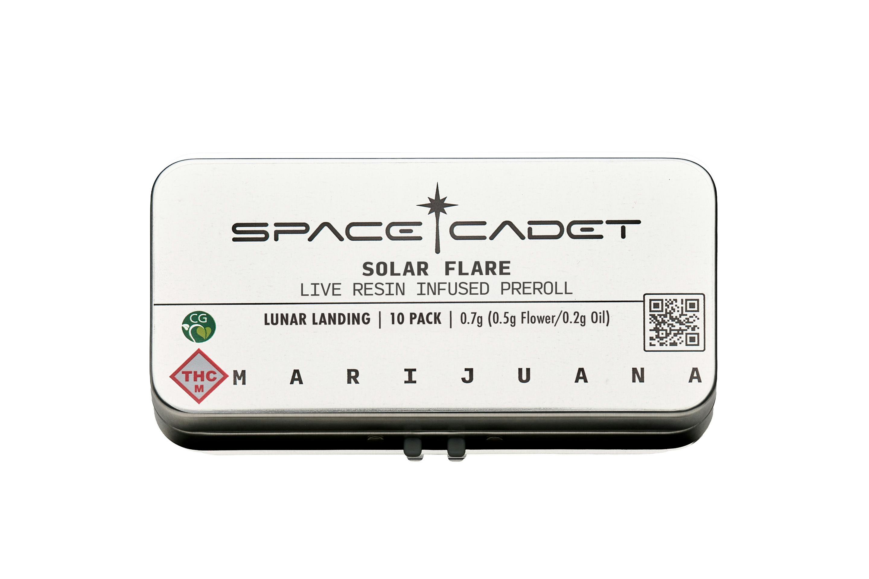 Space Cadet - Meteor Melon .7g Distillate Infused Solar Flare Prerolls 10-Pack - 1