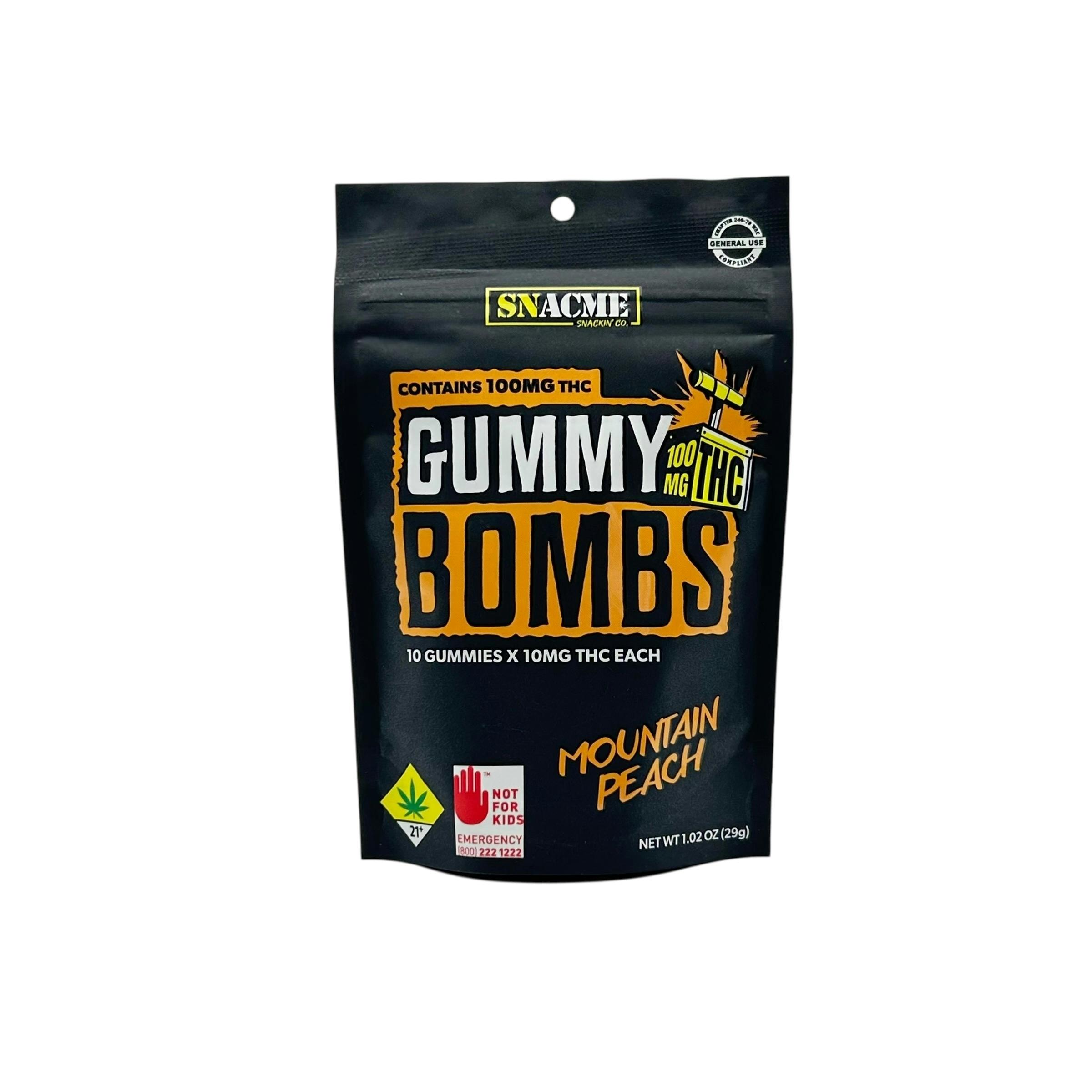 Gummy Bombs - Peach Mountain | 100mg - 1