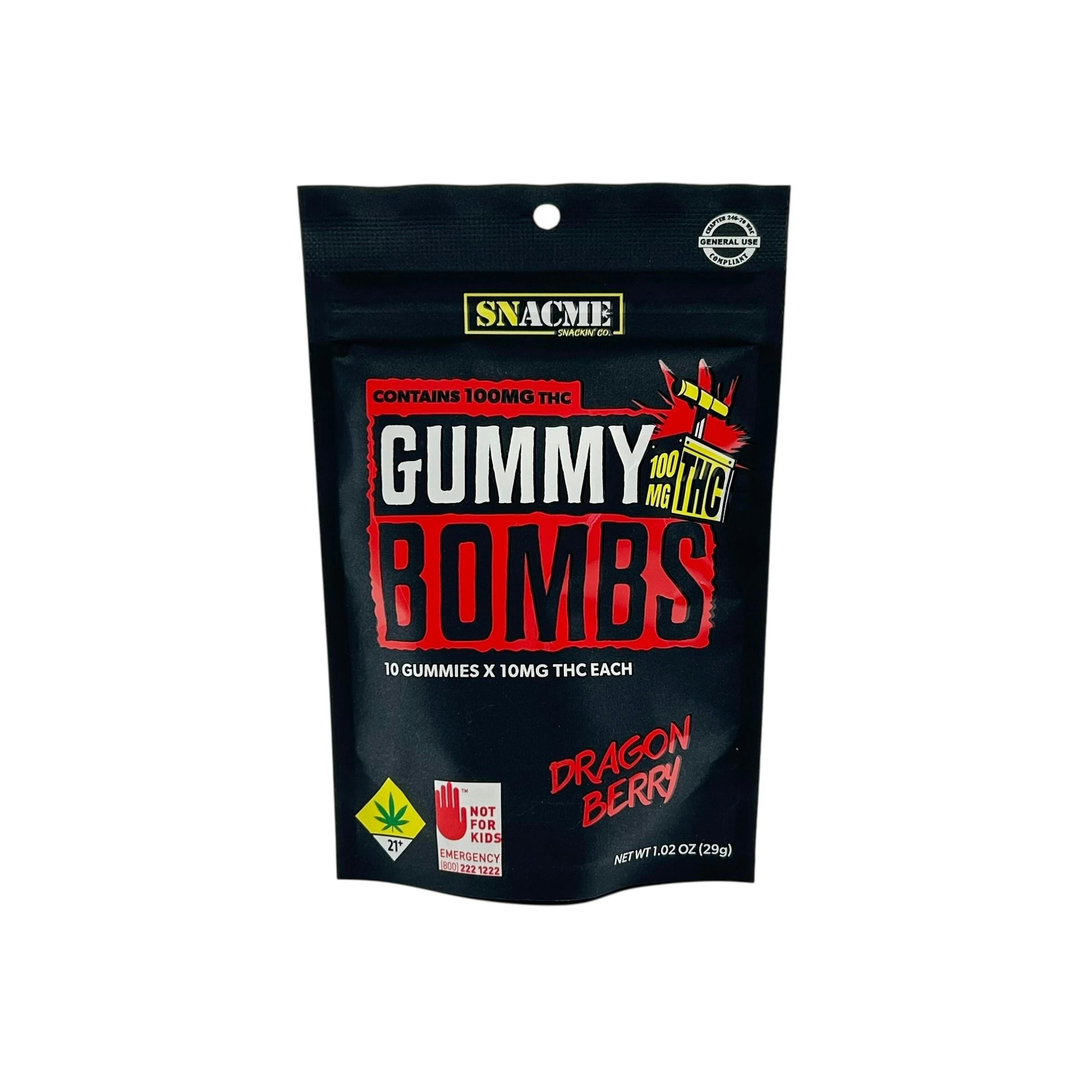 Gummy Bombs - Dragon Berry | 100mg - 1