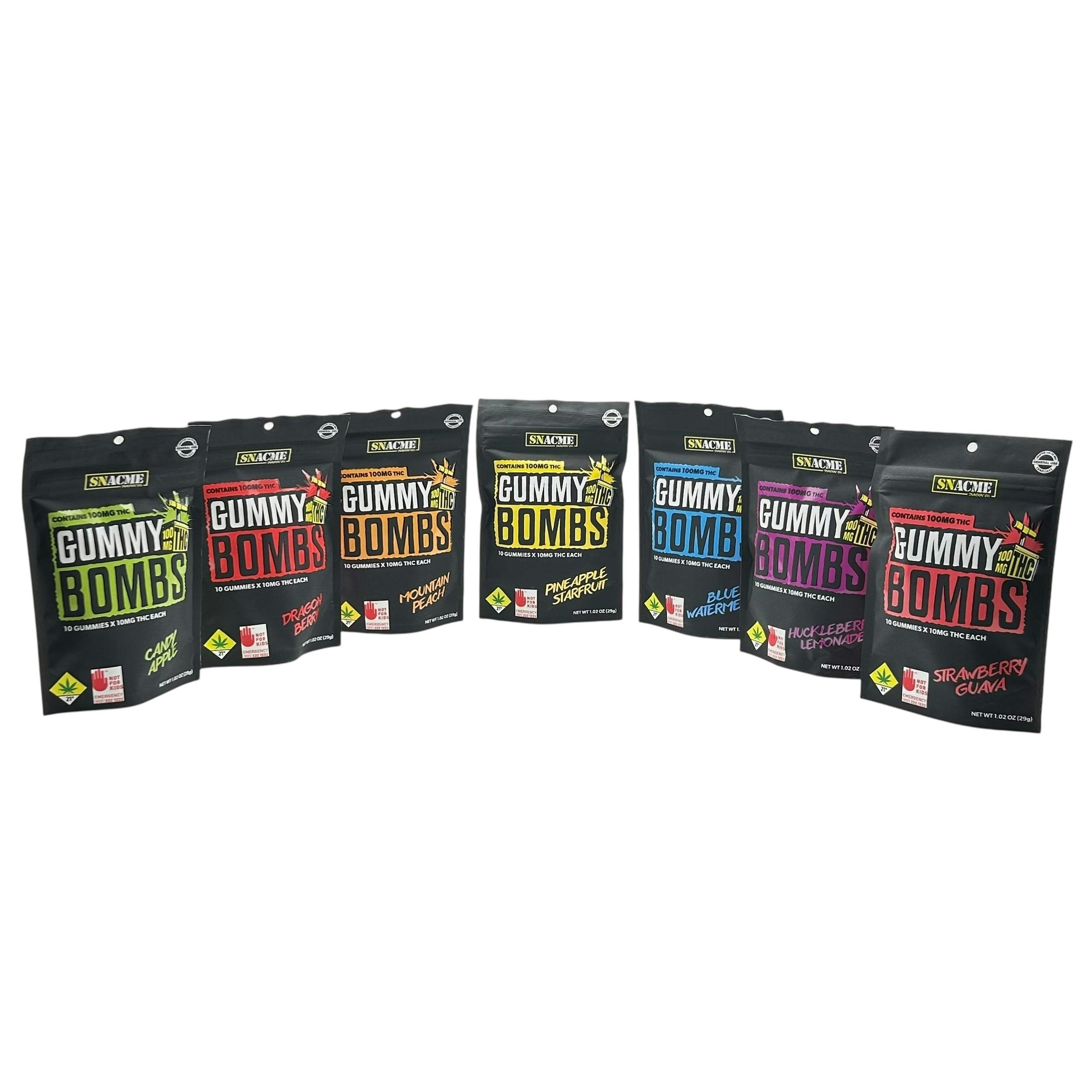 Gummy Bombs - Pink Razz | 100mg - 1