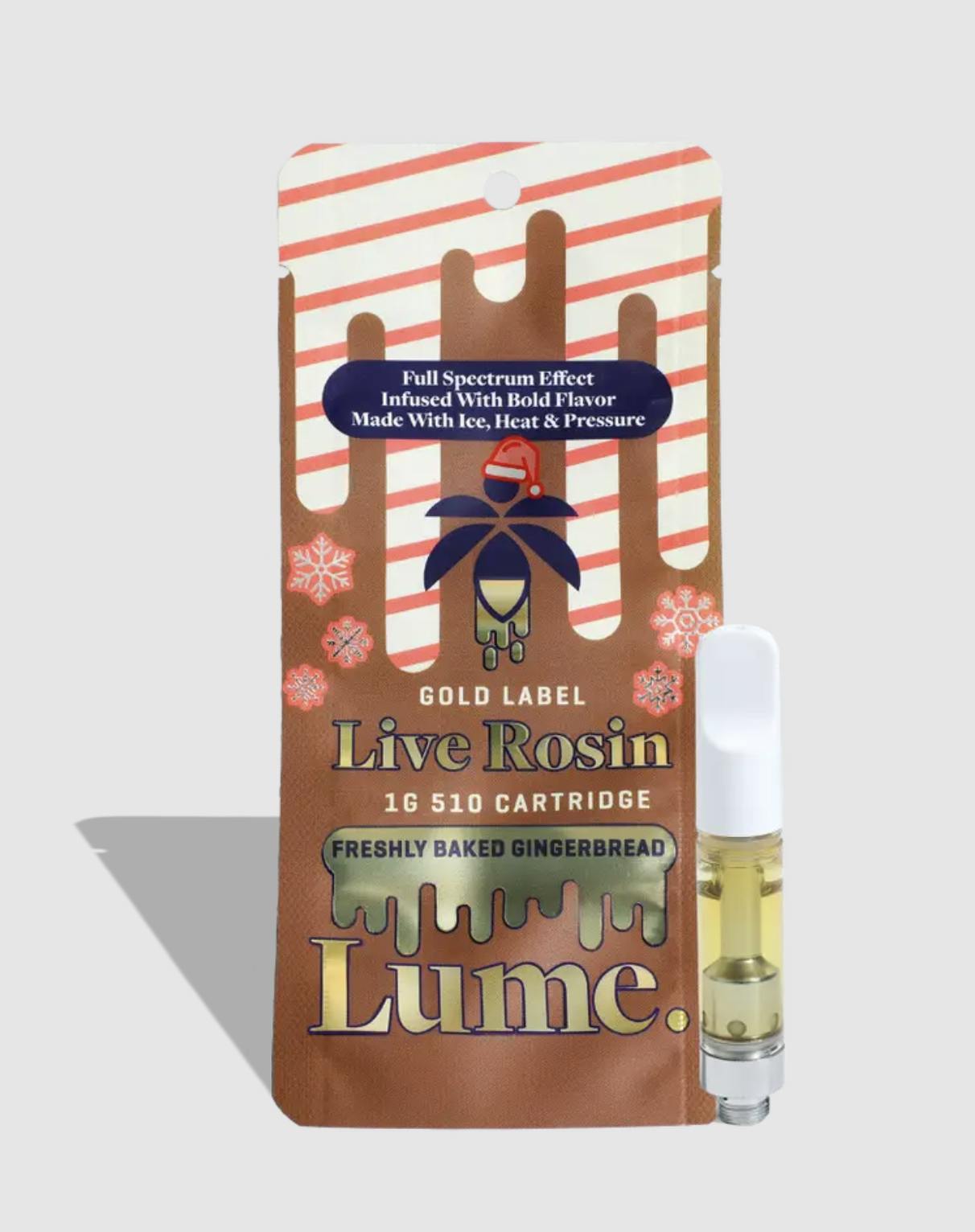 Lume Cannabis Co. - Freshly Baked Gingerbread Live Rosin Cartridge (1g) - 1