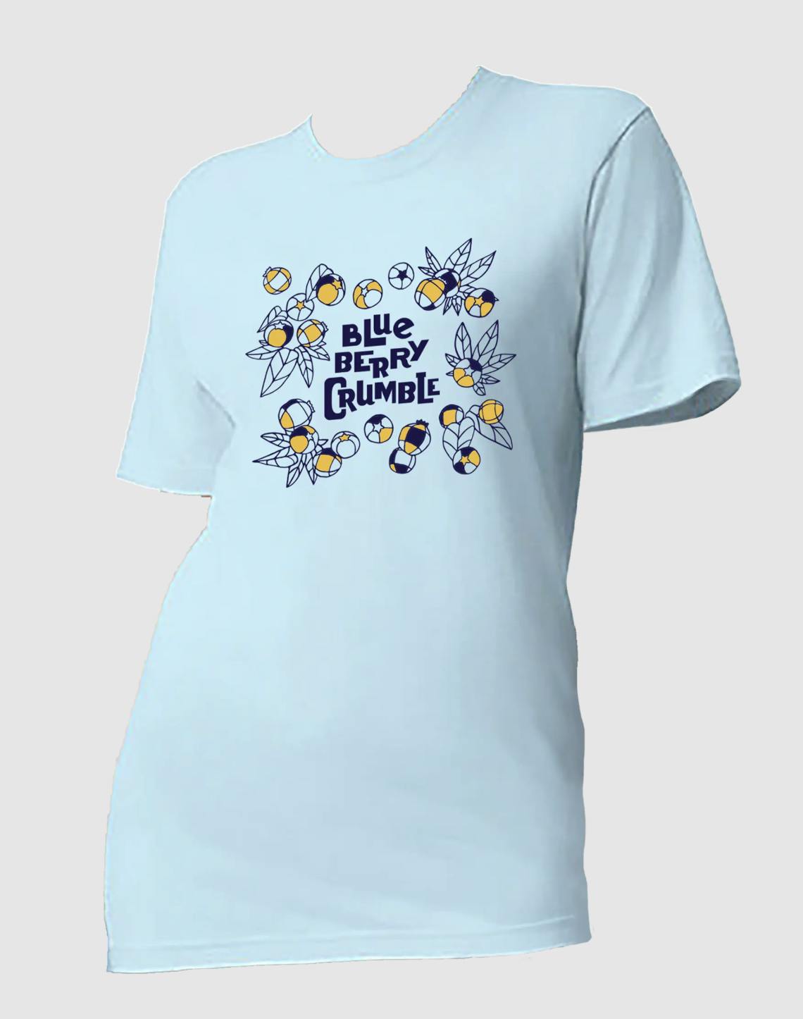 Lume Cannabis Co. - Blueberry Crumble Fine Jersey T - Powder Blue (M) - 1