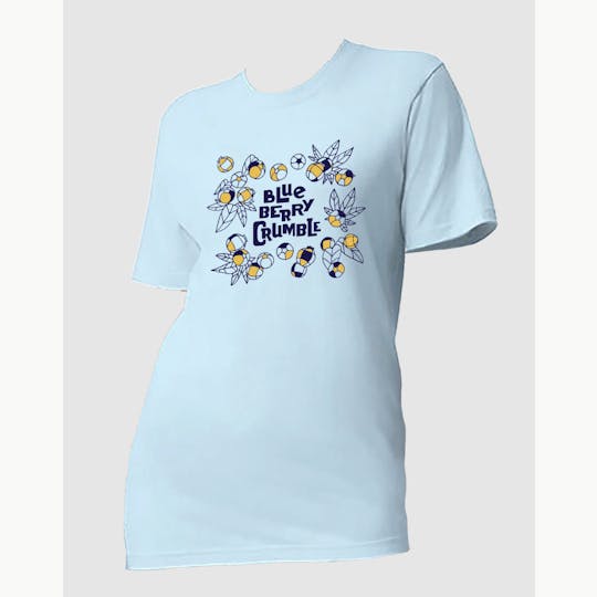 Lume Cannabis Co. - Blueberry Crumble Fine Jersey T - Powder Blue (XL) - 1