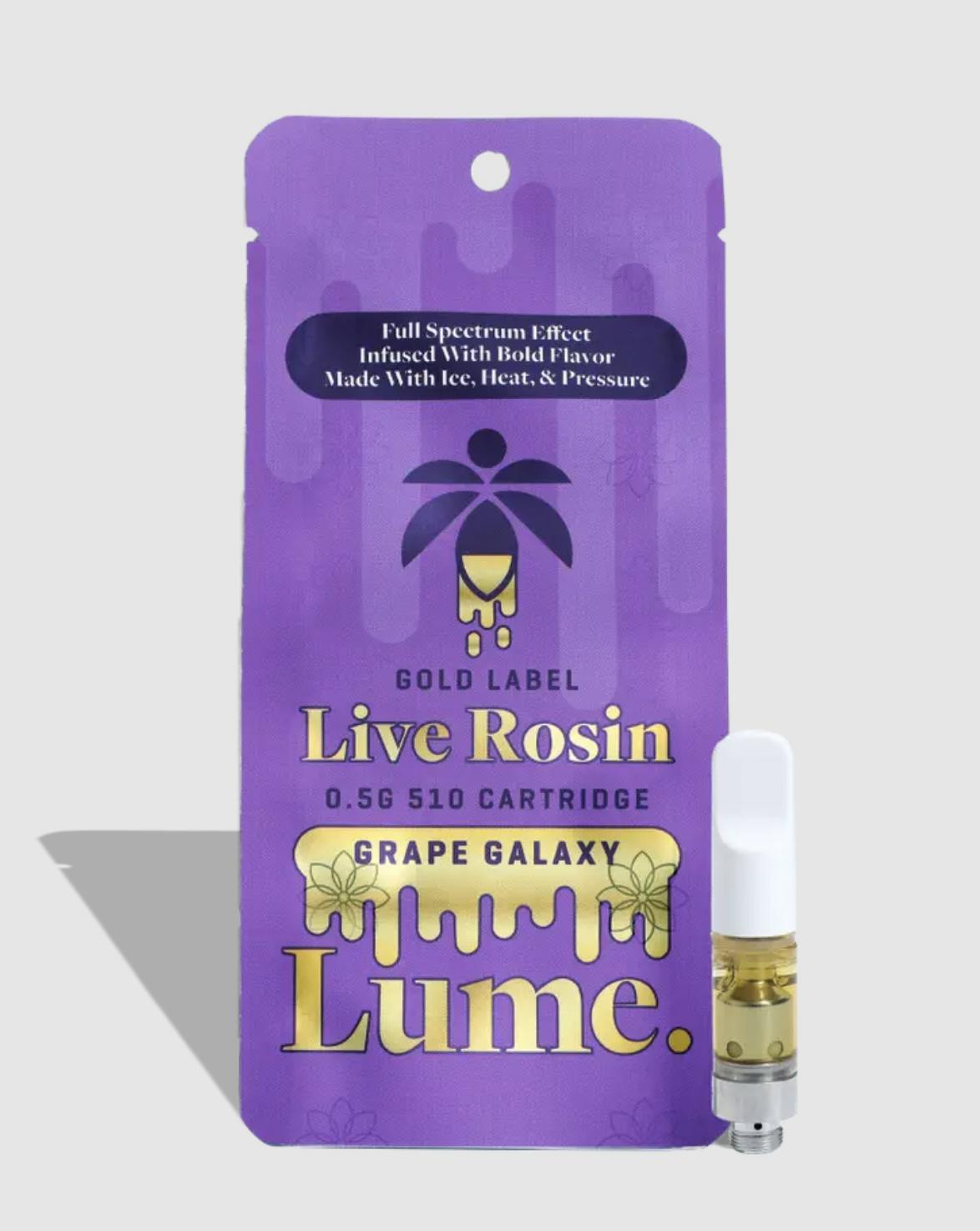 Lume Cannabis Co. - Grape Galaxy Live Rosin Cartridge (0.5g) - 1