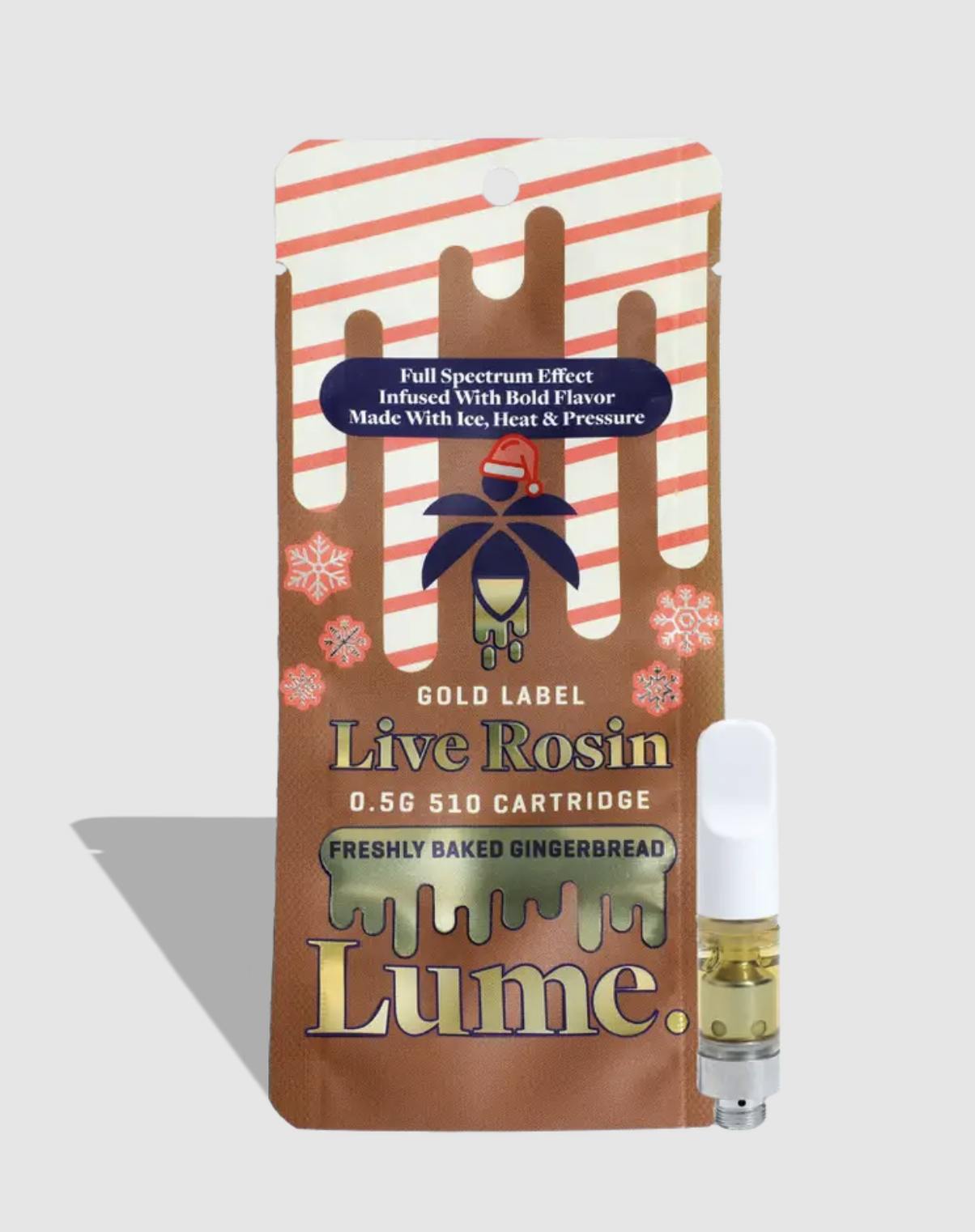Lume Cannabis Co. - Freshly Baked Gingerbread Live Rosin Cartridge (0.5g) - 1