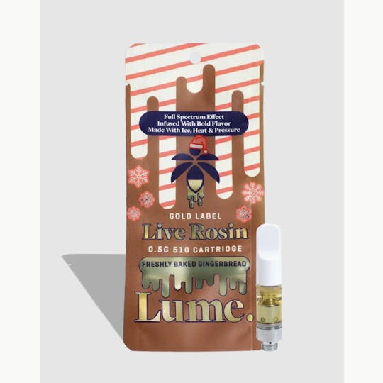Lume Cannabis Co. - Freshly Baked Gingerbread Live Rosin Cartridge (0.5g) - 1
