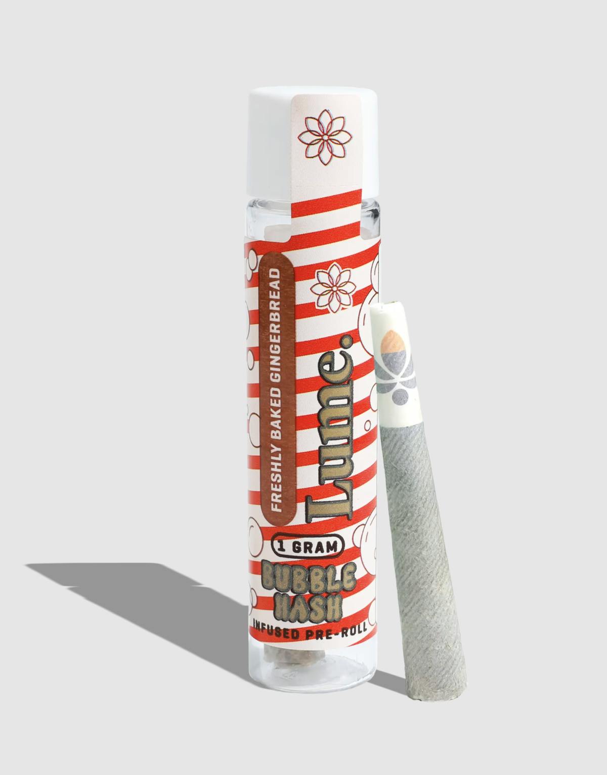 Lume Cannabis Co. - Freshly Baked Gingerbread 1g Bubble Hash Infused Preroll - 1