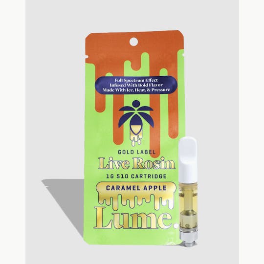 Lume Cannabis Co. - Caramel Apple Live Rosin Cartridge (1g) - 1