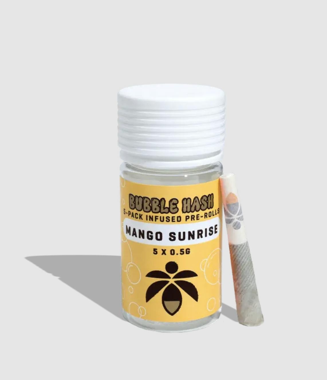 Lume Cannabis Co. - Mango Sunrise 5-Pack Bubble Hash Prerolls (2.5g total) - 1