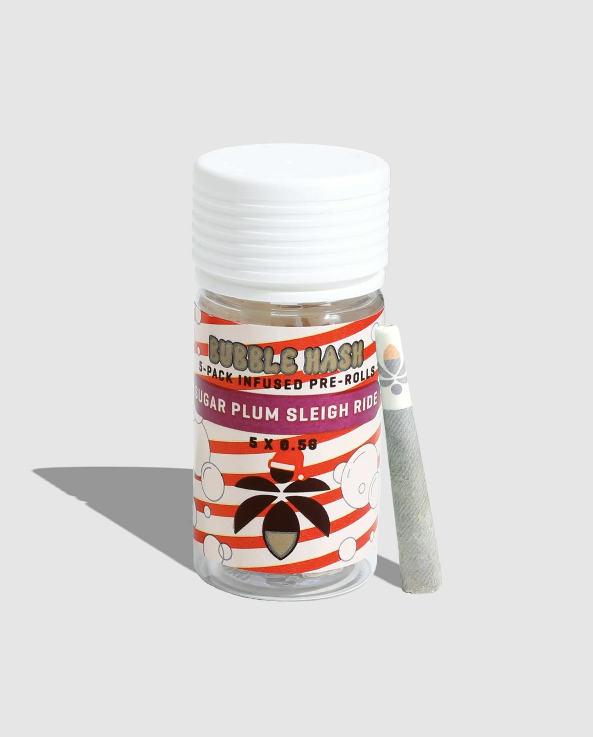 Lume Cannabis Co. - Sugar Plum Sleigh Ride 5-Pack Bubble Hash Prerolls (2.5g total) - 1