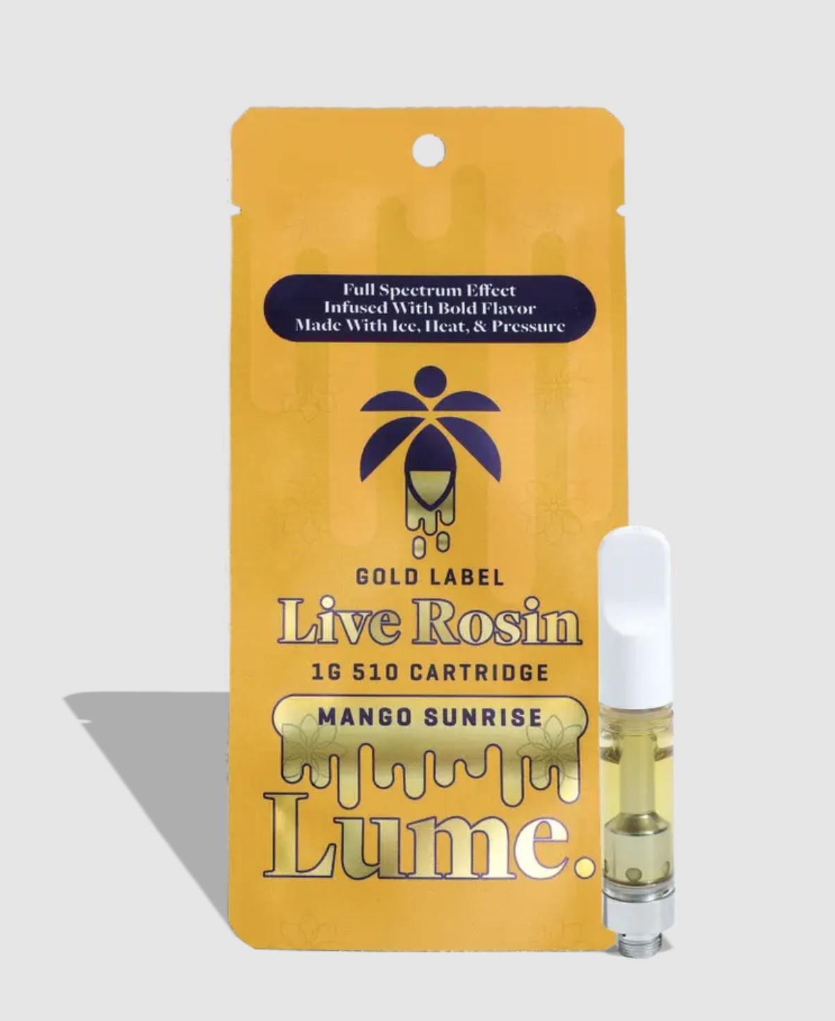 Lume Cannabis Co. - Mango Sunrise Live Rosin Cartridge (1g) - 1